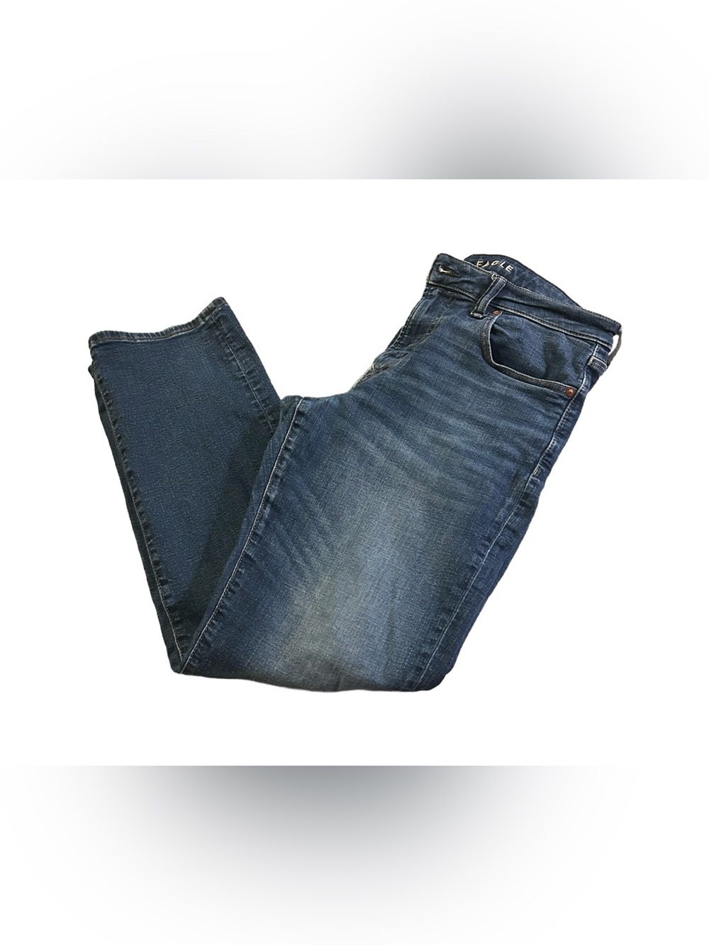 American Eagle Outfitters Men’s Dark Blue Straight Jeans